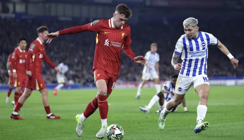 Đội hình dự kiến của Liverpool trước Brighton tại giải Ngoại Hạng Anh